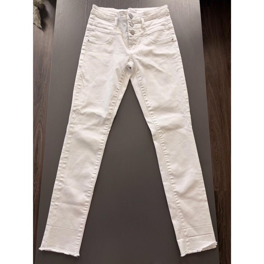 No Boundaries White High-Rise Skinny Jeans